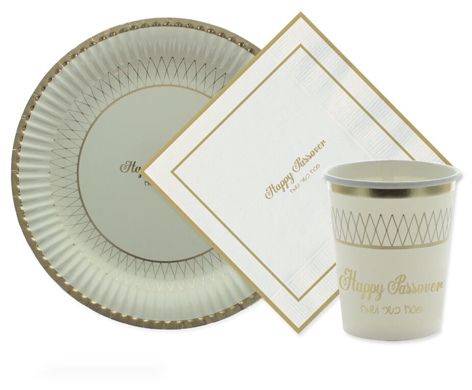 Passover Paper Plate, Cups and Napkins